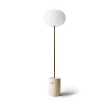 Lampada da terra JWDA - Travertino-ottone spazzolato, 130 cm - Audo Copenhagen