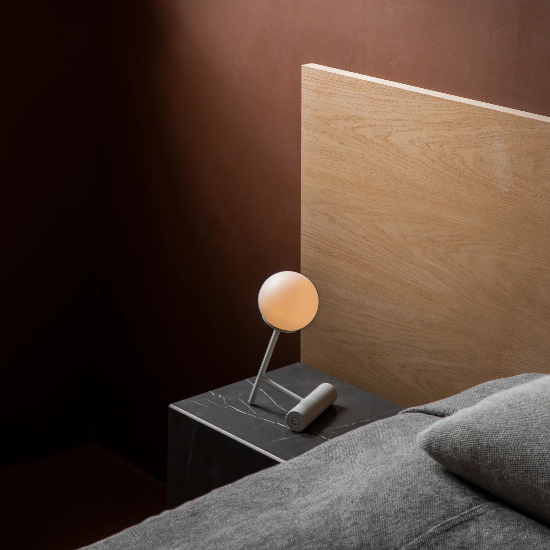 Lampada LED Phare , grigio chiaro Audo Copenhagen