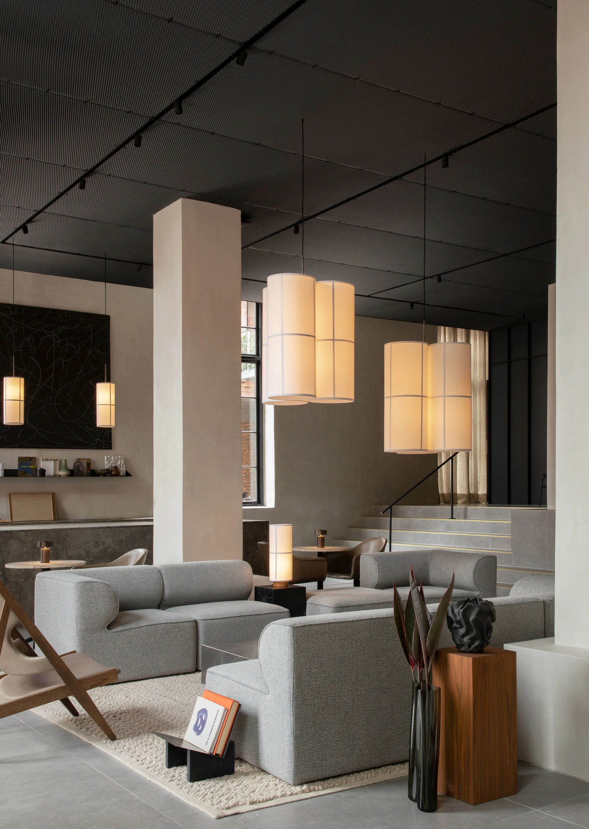 Lampadario Hashira Cluster raw, 75 cm Audo Copenhagen