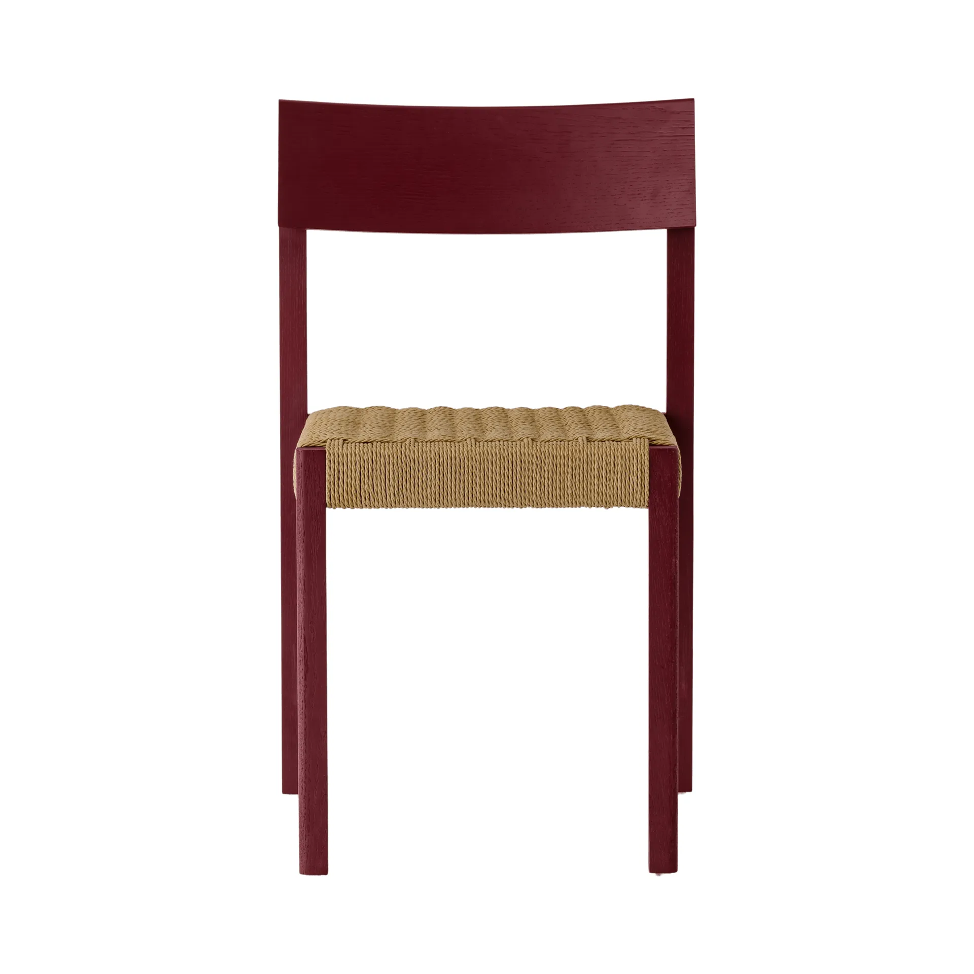 Mauro sedia, French red rovere-seduta intrecciata naturale Audo Copenhagen