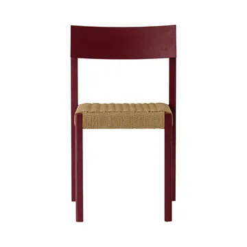 Mauro sedia - French red rovere-seduta intrecciata naturale - Audo Copenhagen