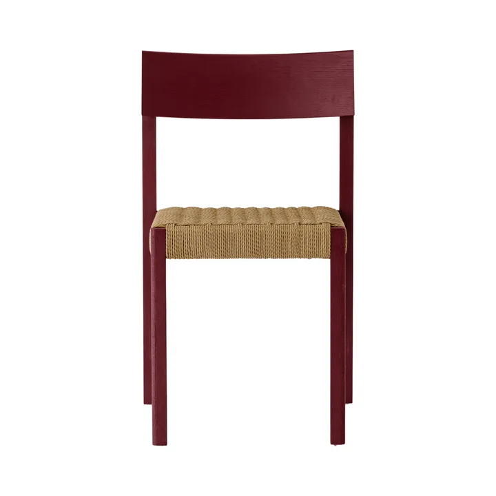 Mauro sedia - French red rovere-seduta intrecciata naturale - Audo Copenhagen