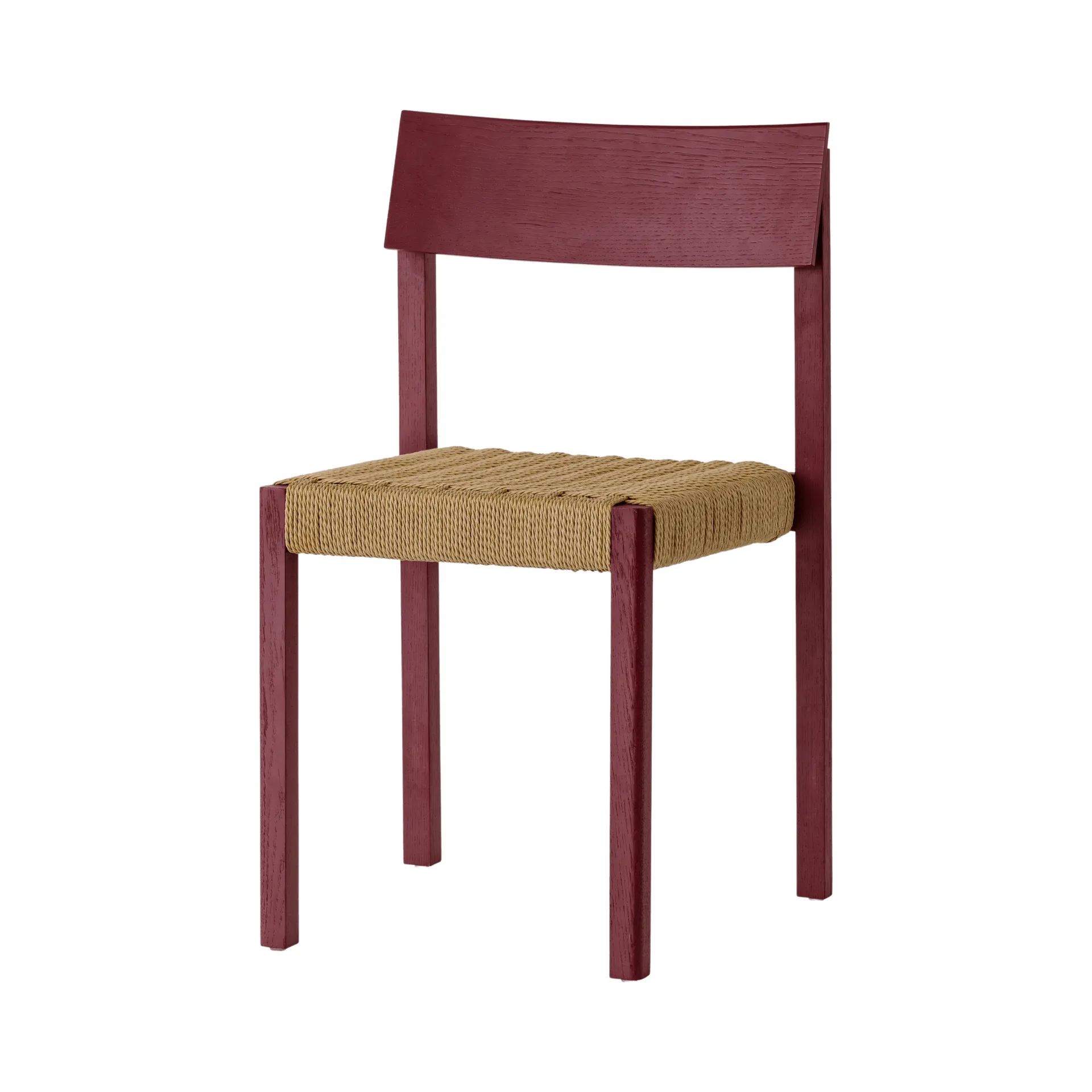 Mauro sedia, French red rovere-seduta intrecciata naturale Audo Copenhagen
