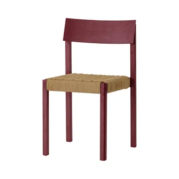 Mauro sedia - French red rovere-seduta intrecciata naturale - Audo Copenhagen
