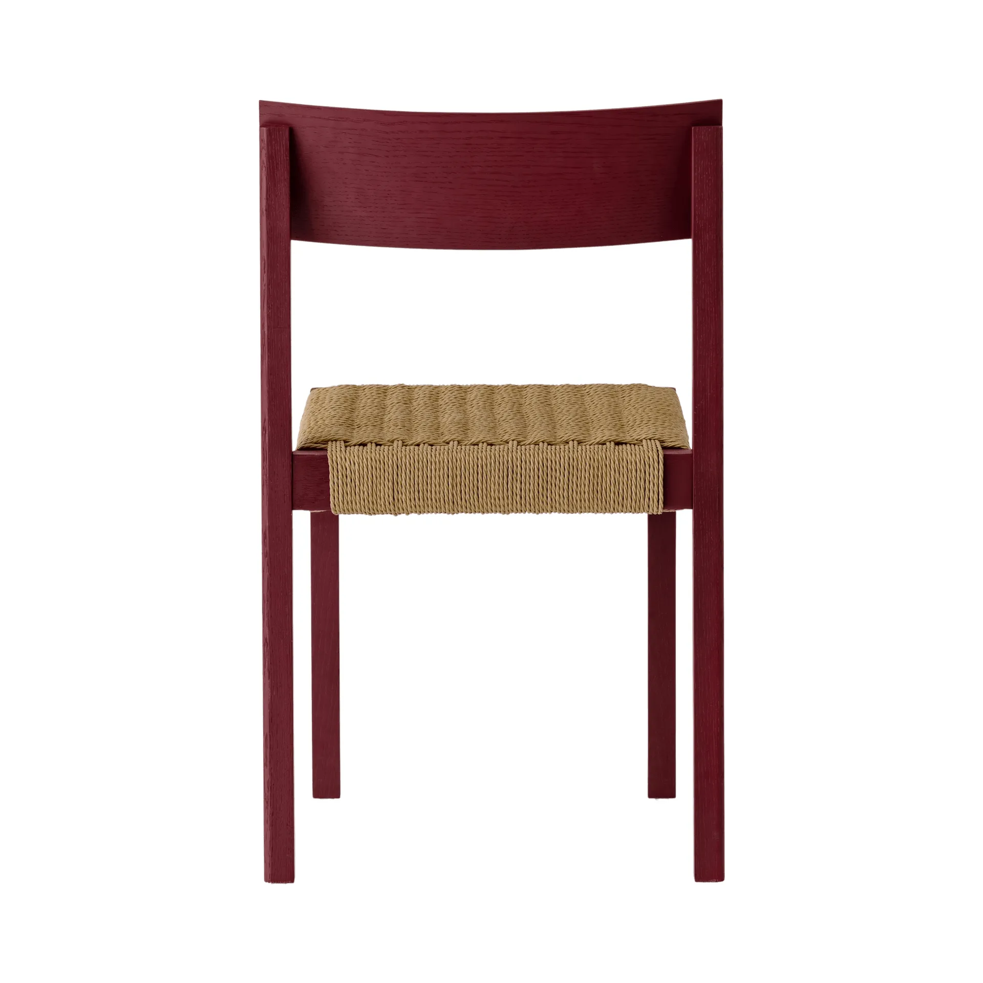 Mauro sedia, French red rovere-seduta intrecciata naturale Audo Copenhagen
