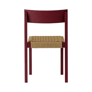 Mauro sedia - French red rovere-seduta intrecciata naturale - Audo Copenhagen
