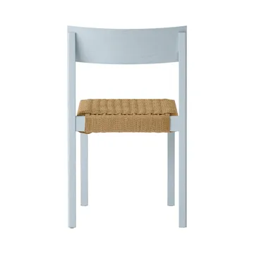 Mauro sedia - Linen blue quercia-seduta intrecciata naturale - Audo Copenhagen