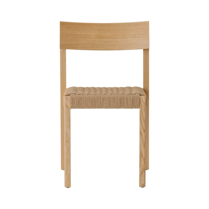 Mauro sedia - Rovere naturale-seduta intrecciata naturale - Audo Copenhagen