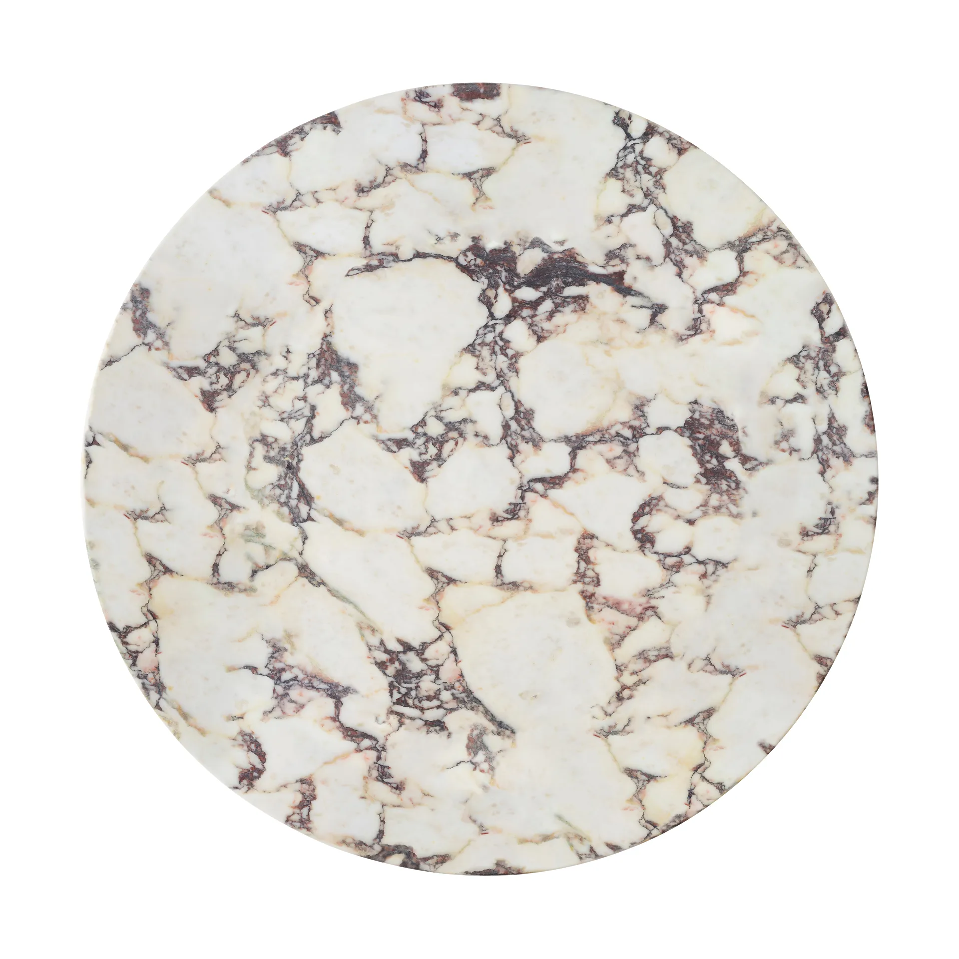 Piano del tavolino Androgyne Ø65 cm, Calacatta Viola Audo Copenhagen