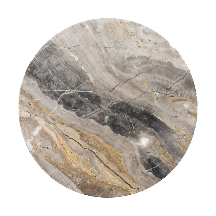 Piano del tavolino laterale Androgyne - Grey galaxy, Ø42 cm - Audo Copenhagen