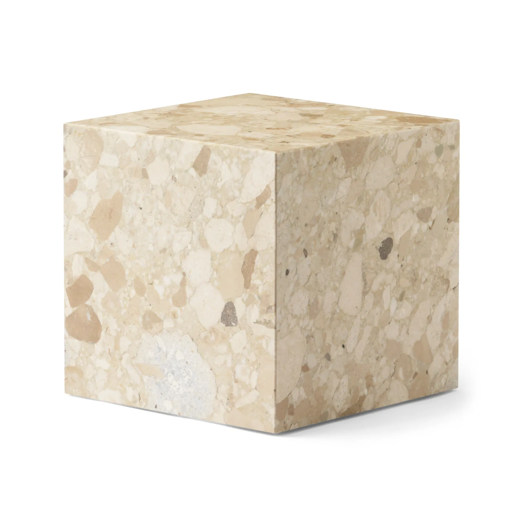 Piedistallo Plinth Cubic 40x40 cm, Kunis Breccia Audo Copenhagen