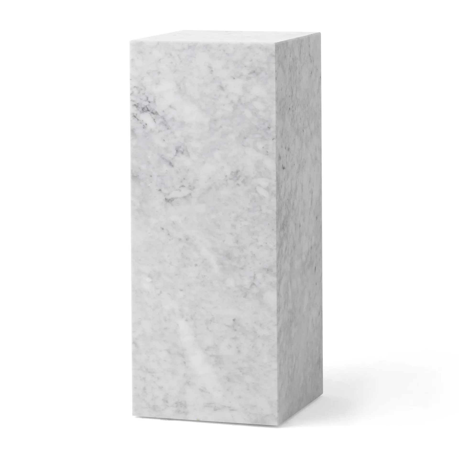 Piedistallo Plinth Pedestal, 30x30x75 cm, Marmo di Carrara Audo Copenhagen