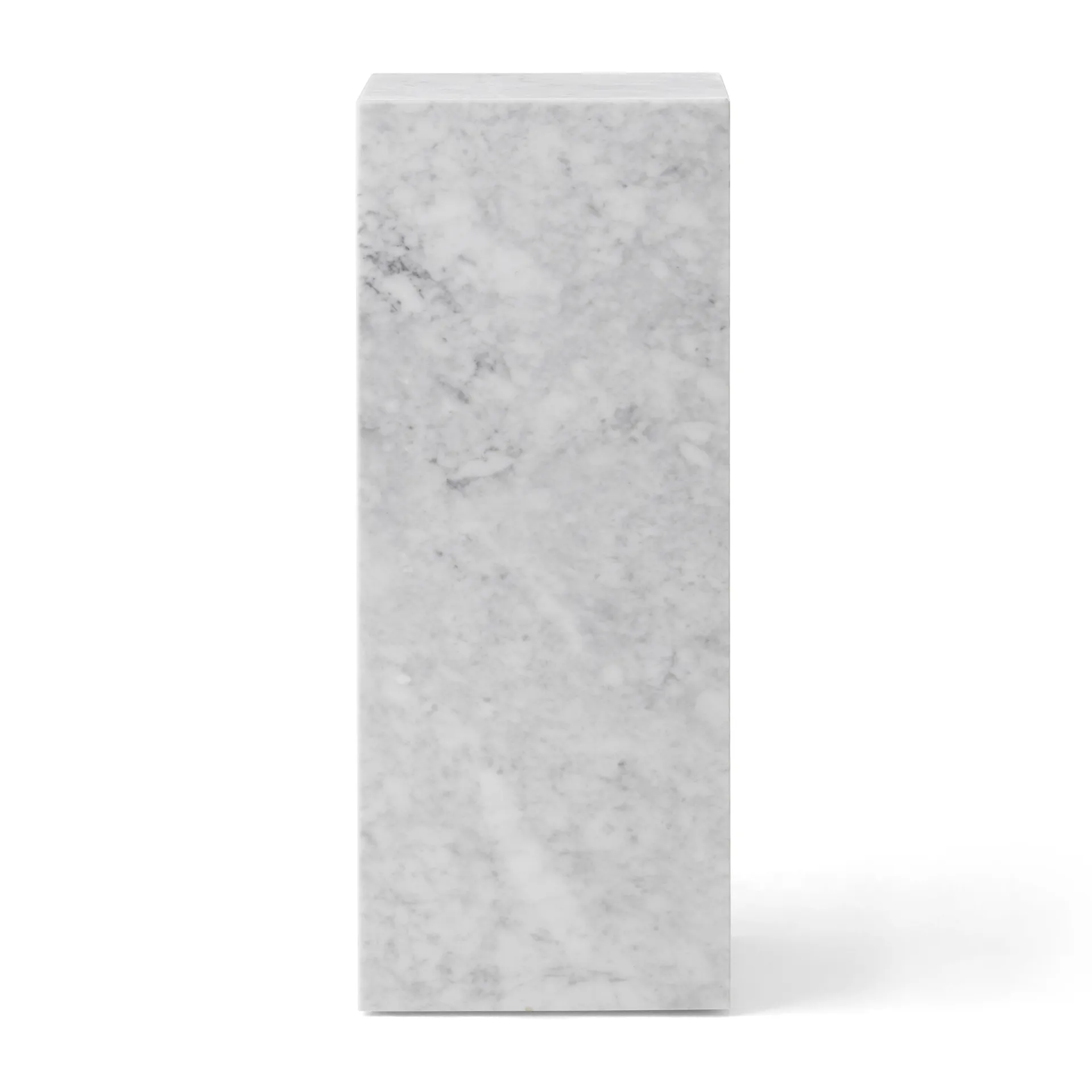Piedistallo Plinth Pedestal, 30x30x75 cm, Marmo di Carrara Audo Copenhagen