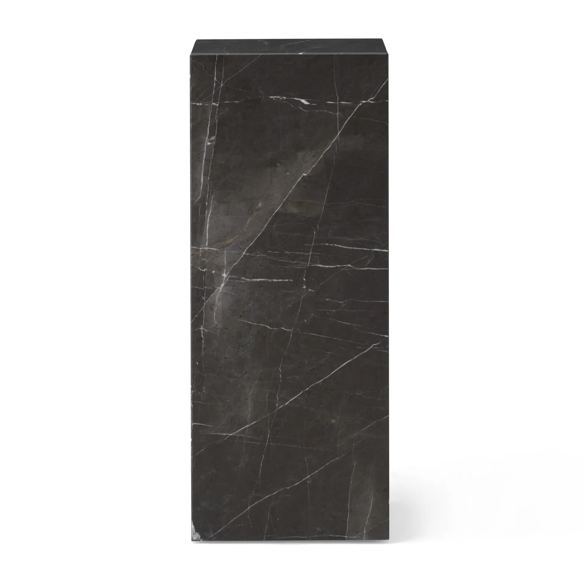 Piedistallo Plinth Pedestal, 30x30x75 cm, Marmo Grey Kendzo Audo Copenhagen