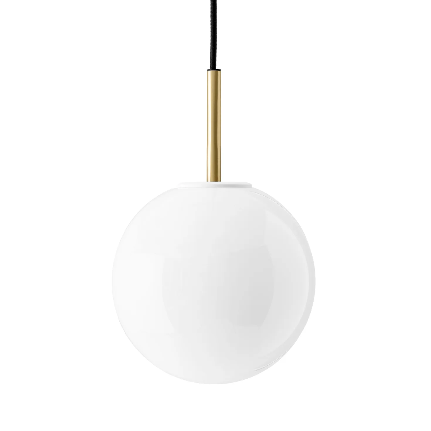 Plafoniera TR ottone, Vetro opalino bianco Audo Copenhagen