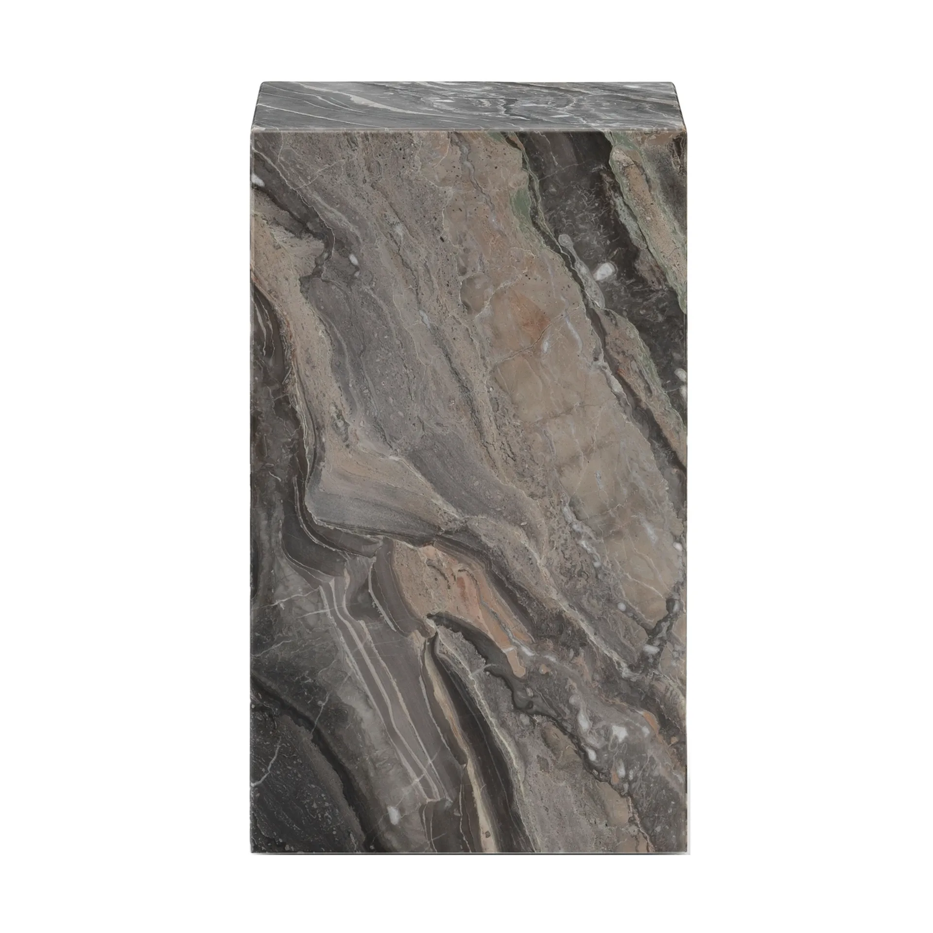 Plinth tall tavolino 30x30x51 cm, Grey galaxy Audo Copenhagen