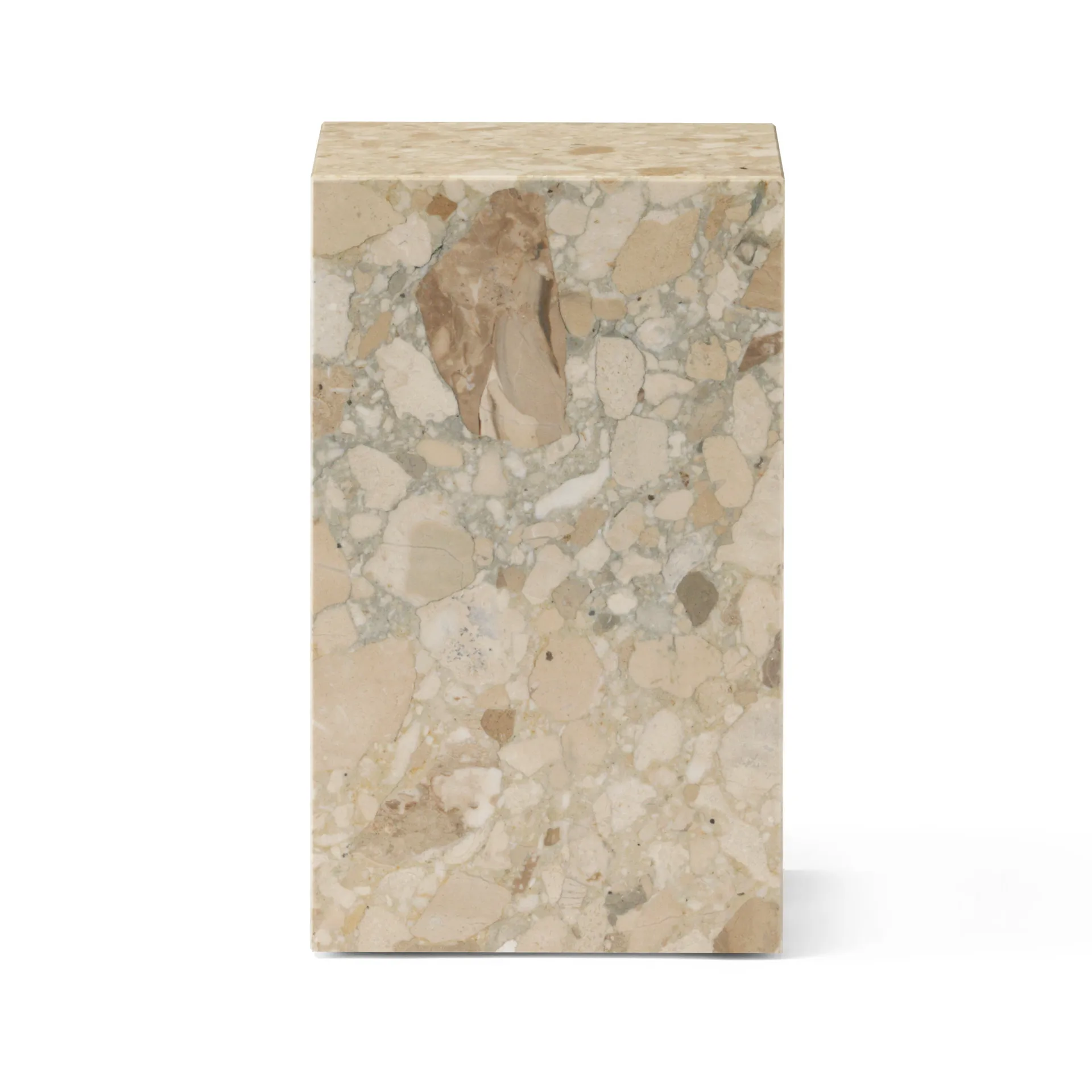 Plinth tall tavolino 30x30x51 cm, Kunis Breccia Audo Copenhagen