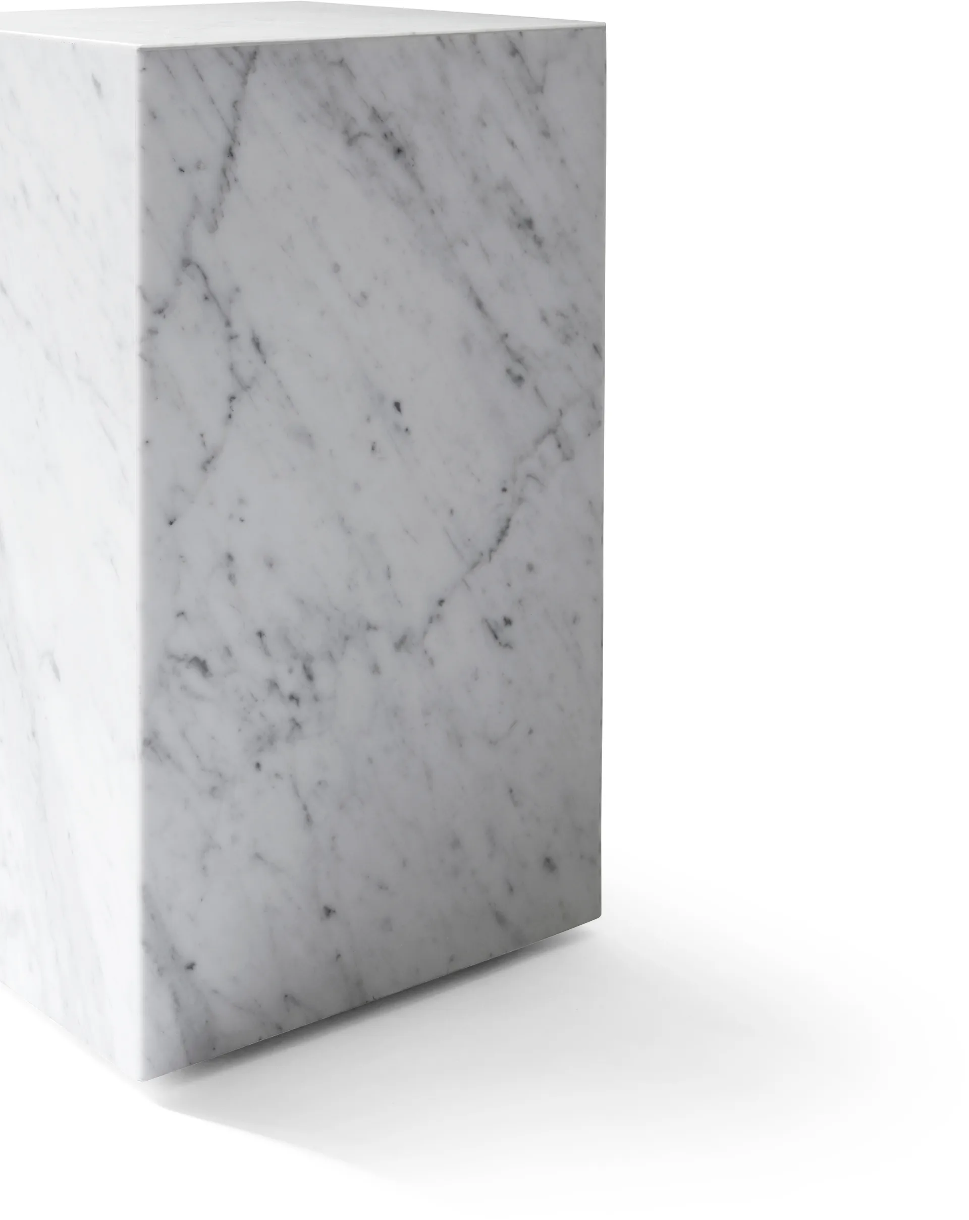 Plinth tall tavolino 30x30x51 cm, White Audo Copenhagen