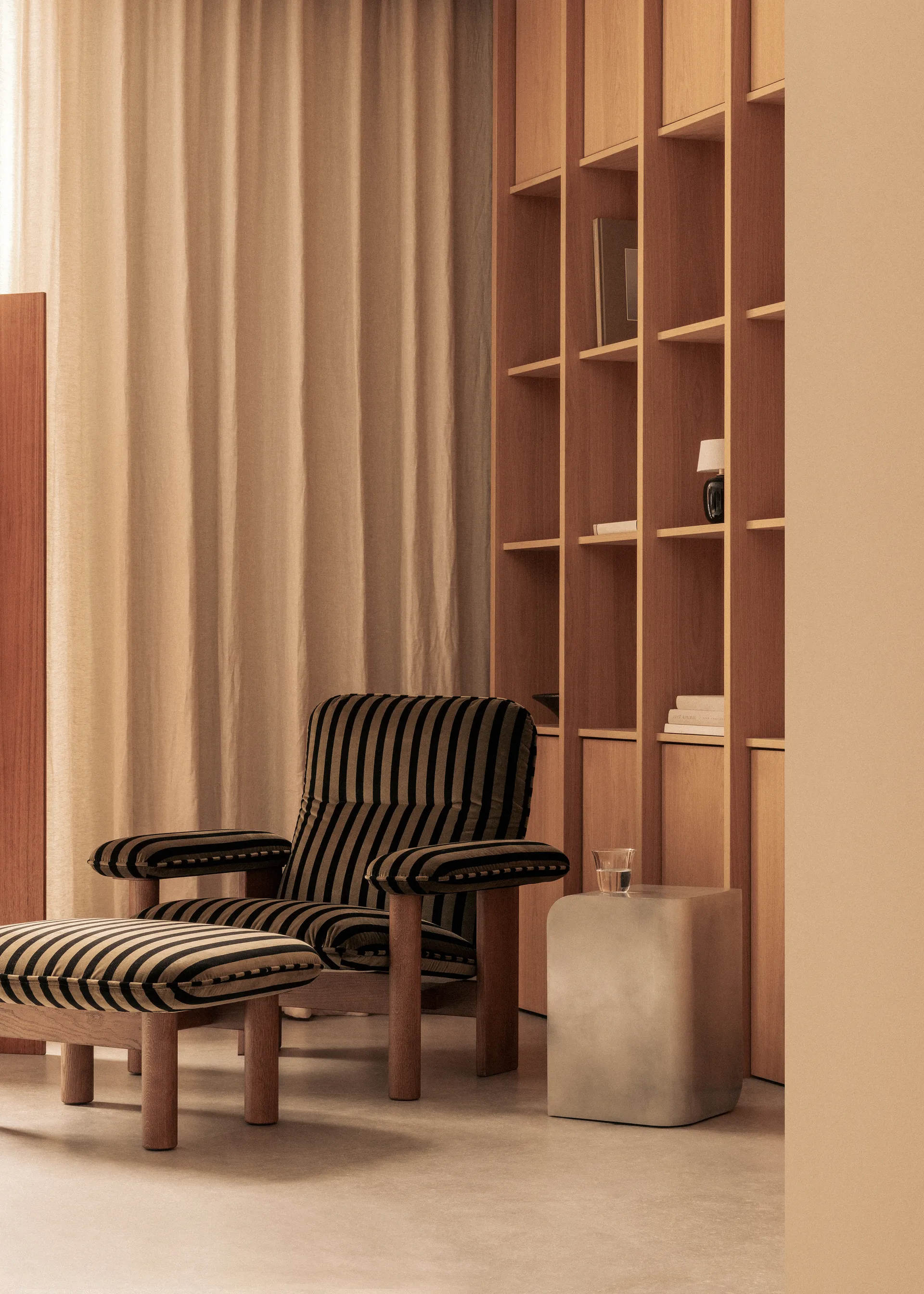 Poltrona Brasilia, Walnut-Cabanon soft Audo Copenhagen