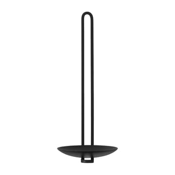 Portacandele da parete Clip 20 cm - Nero - Audo Copenhagen