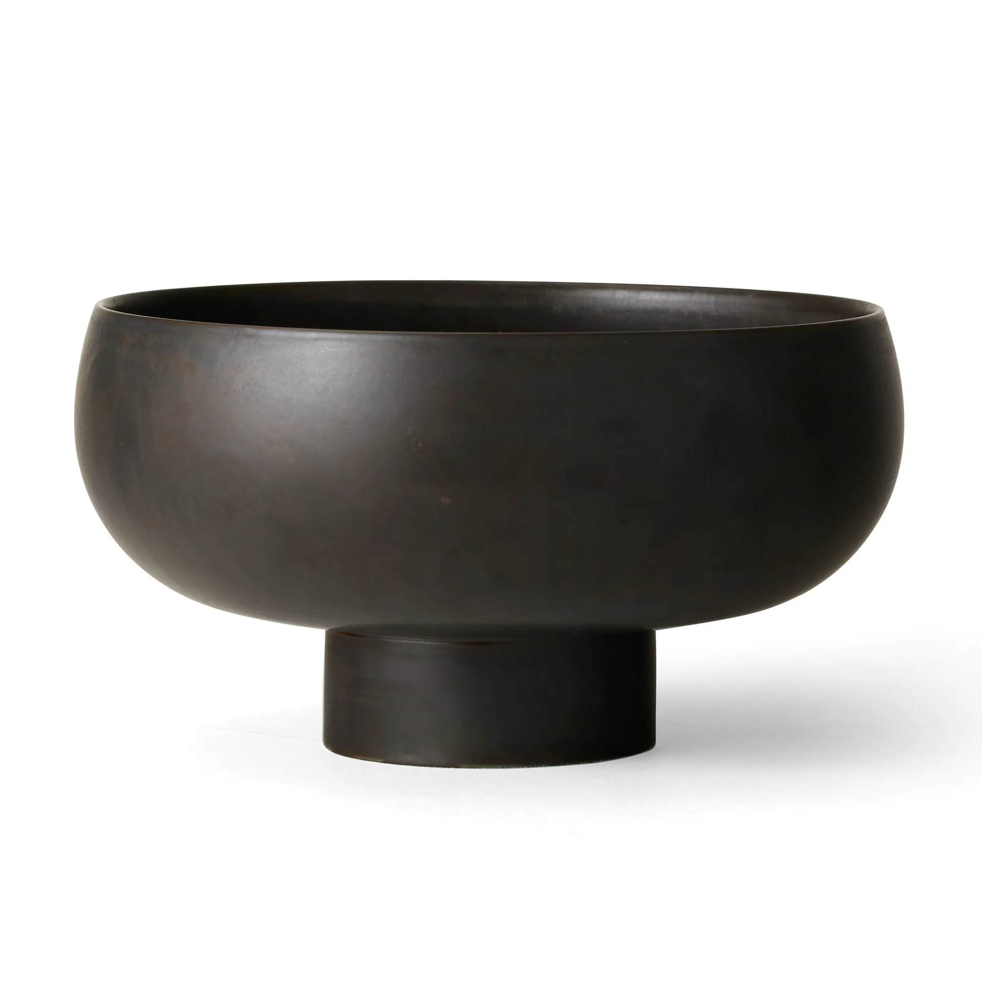 Portafrutta New Norm Ø 25 cm, Dark glazed Audo Copenhagen