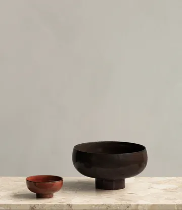Portafrutta New Norm Ø 25 cm - Dark glazed - Audo Copenhagen
