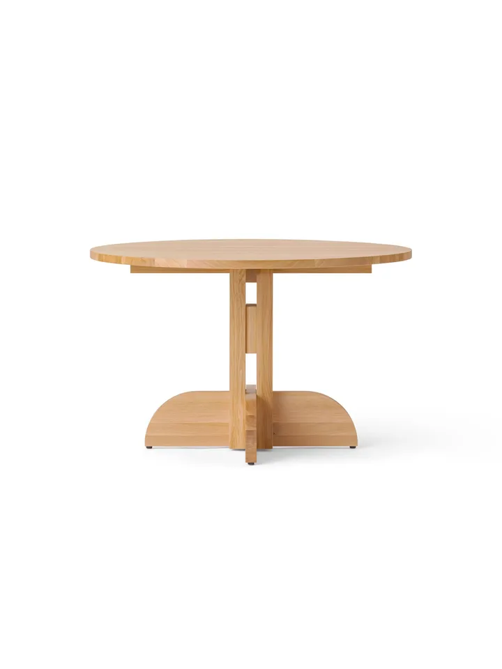 Puffin Dining Table in rovere massello Natural - Rovere naturale, Ø120 cm - Audo Copenhagen