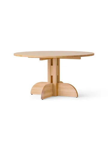 Puffin Dining Table in rovere massello Natural - Rovere naturale, Ø140 cm - Audo Copenhagen