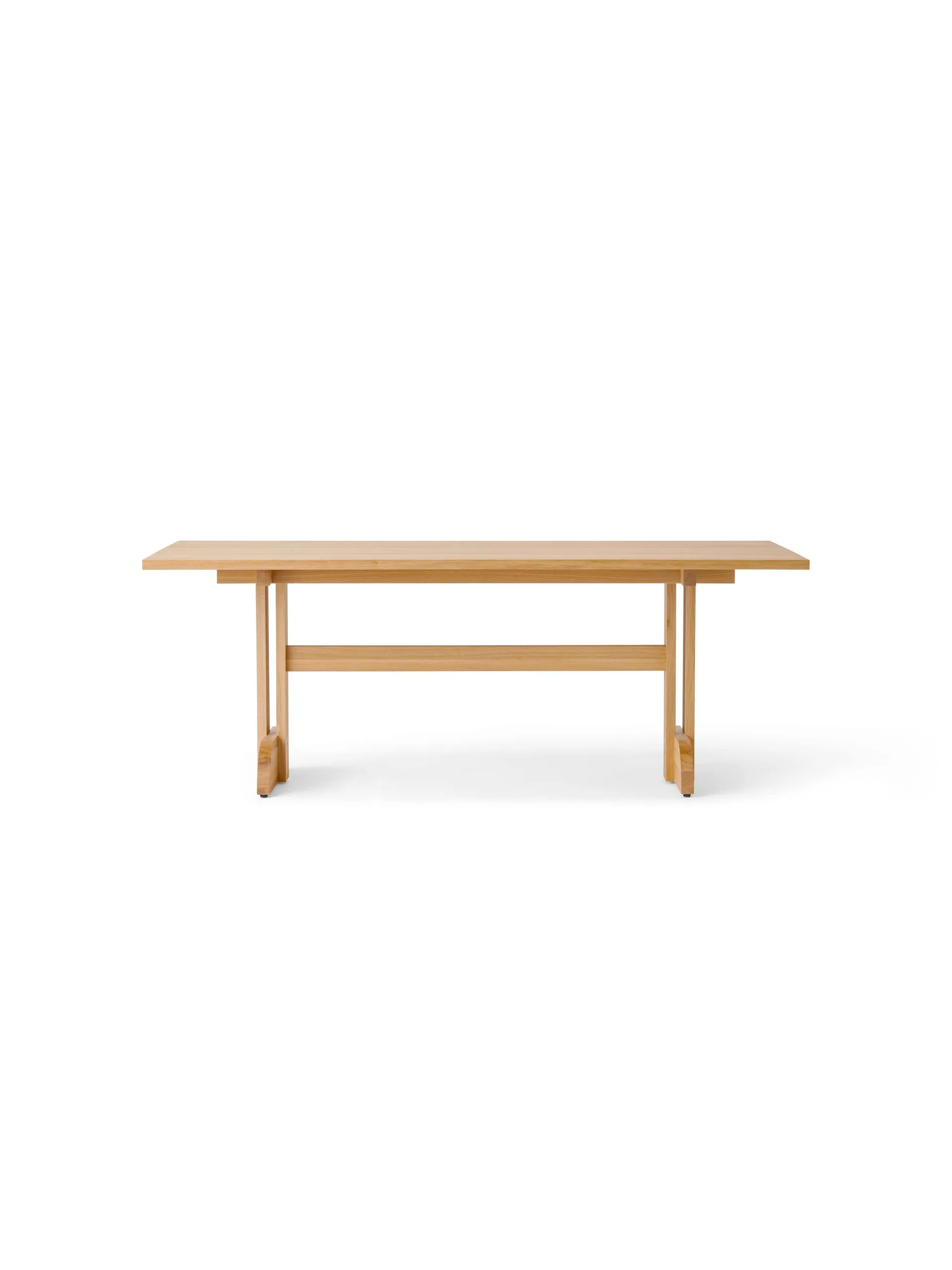 Puffin Dining Table in rovere massello Natural, Rovere naturale, 200x95 cm Audo Copenhagen