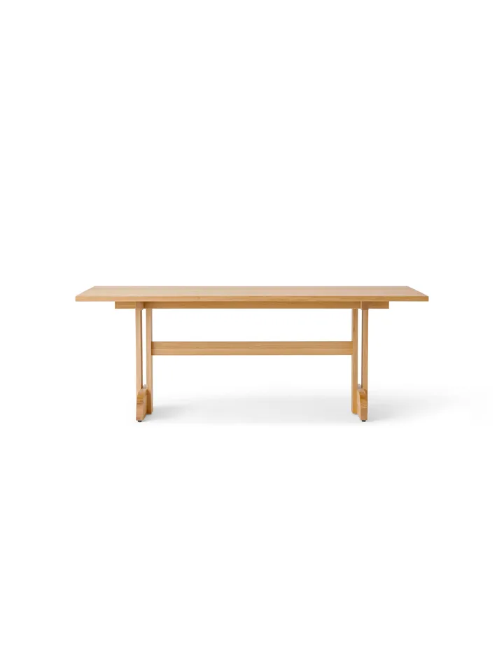 Puffin Dining Table in rovere massello Natural - Rovere naturale, 200x95 cm - Audo Copenhagen