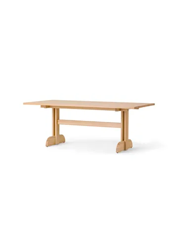 Puffin Dining Table in rovere massello Natural - Rovere naturale, 200x95 cm - Audo Copenhagen