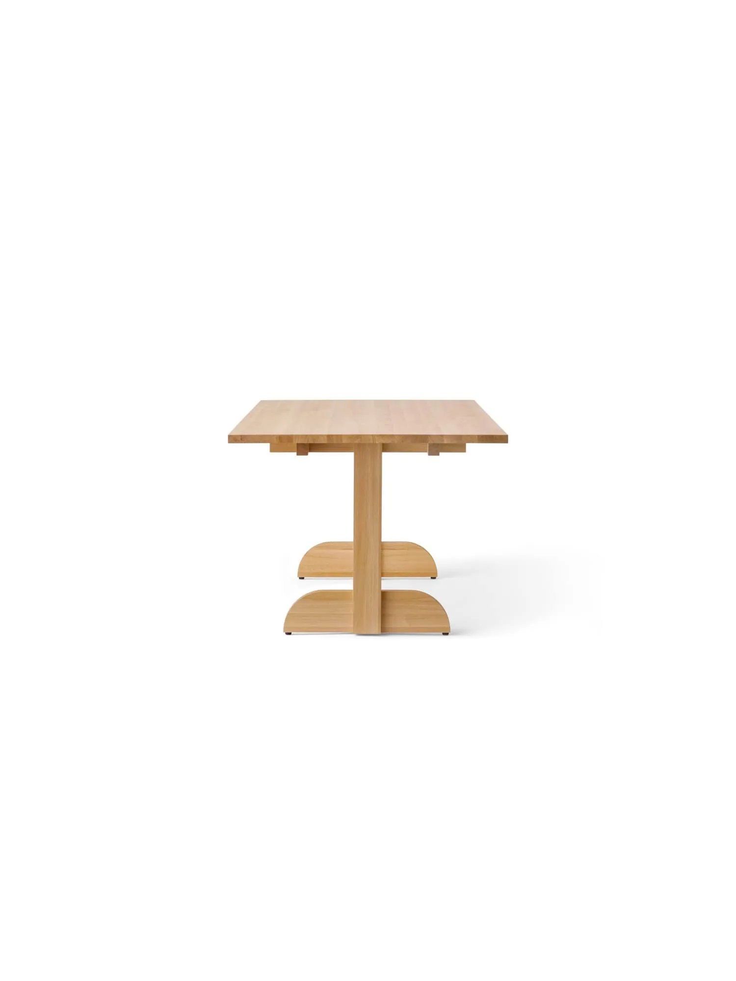 Puffin Dining Table in rovere massello Natural, Rovere naturale, 200x95 cm Audo Copenhagen