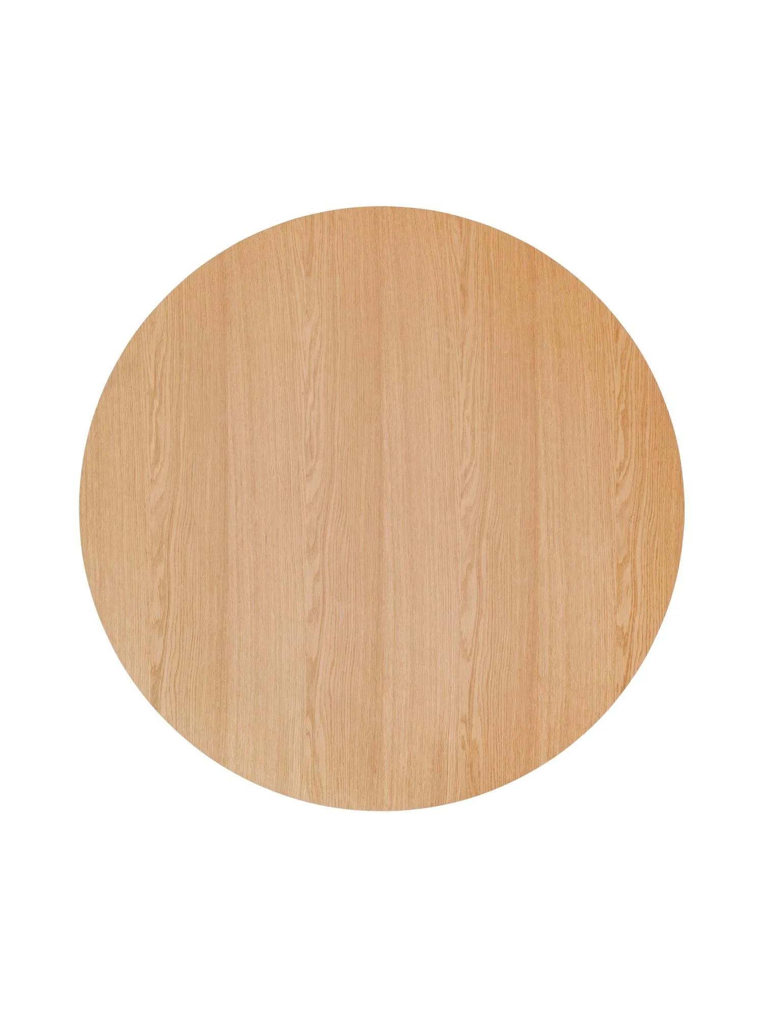 Puffin Dining Table Oak Veneer Natural, Impiallacciatura di rovere naturale, Ø140 cm Audo Copenhagen