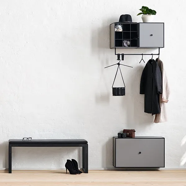 Scarpiera Frame, grigio scuro Audo Copenhagen