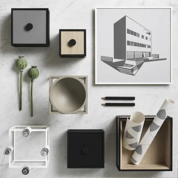 Scatola con coperchio Frame 14 - grigio scuro - Audo Copenhagen