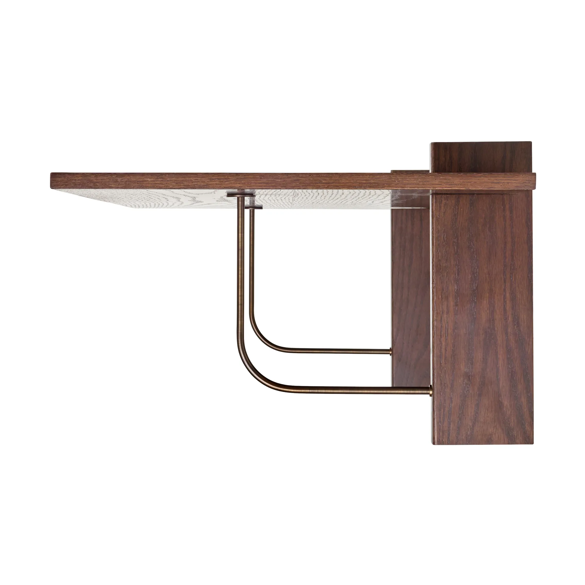 Scrivania Corbel 100x45cm, Dark stained oak Audo Copenhagen