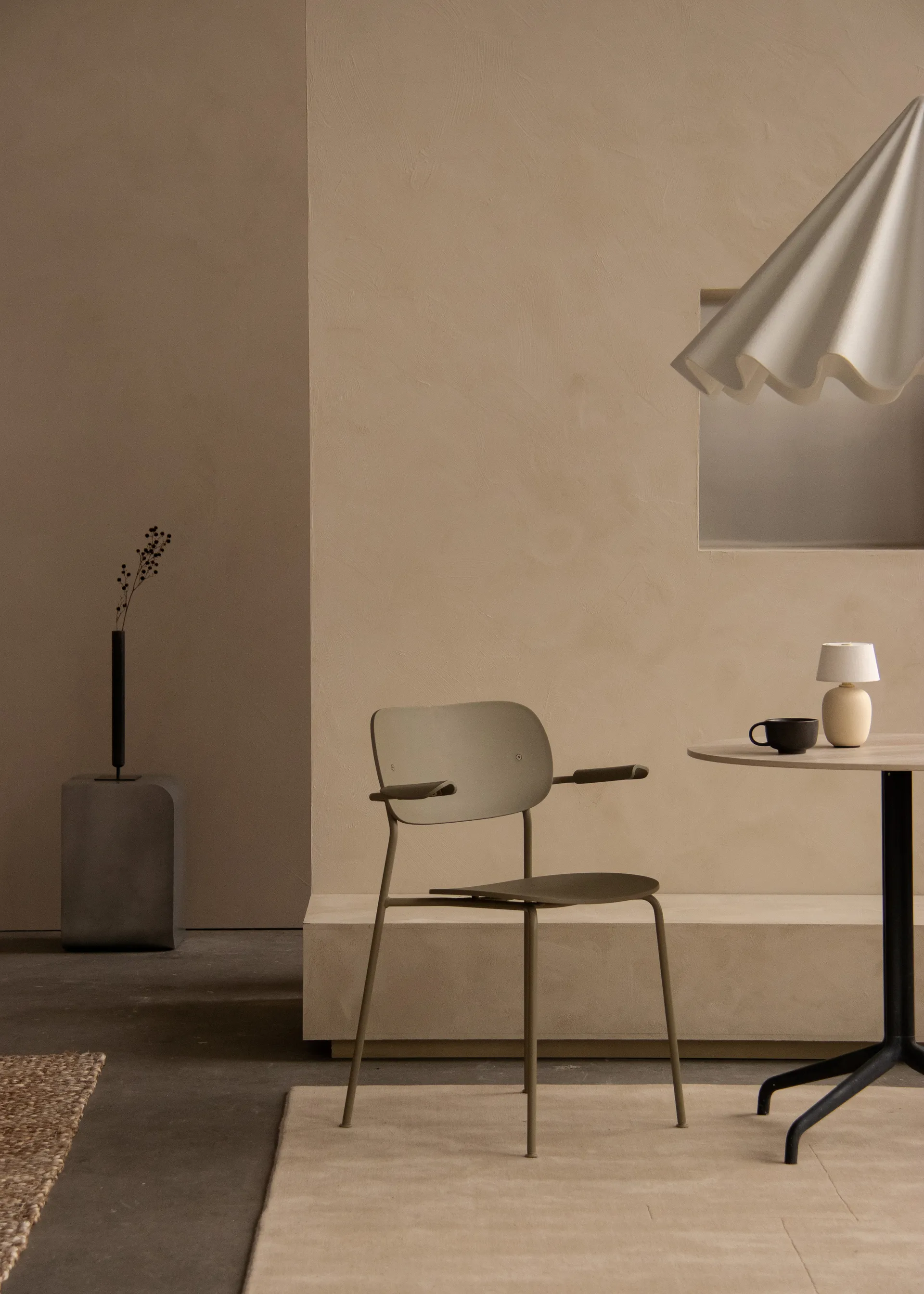 Sedia Co Chair, Olive Audo Copenhagen