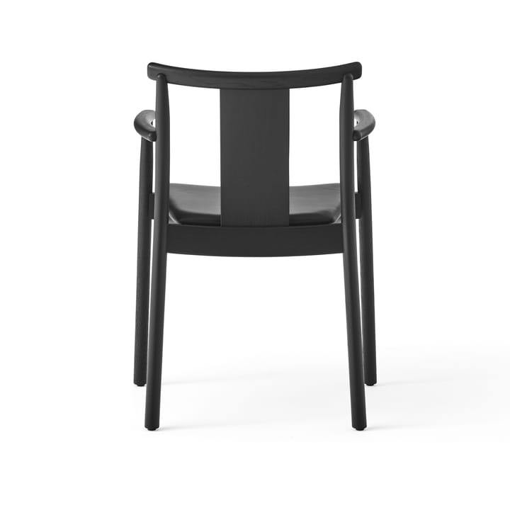 Sedia con braccioli e cuscino Merkur, Nero, Dakar 0842 nero Audo Copenhagen