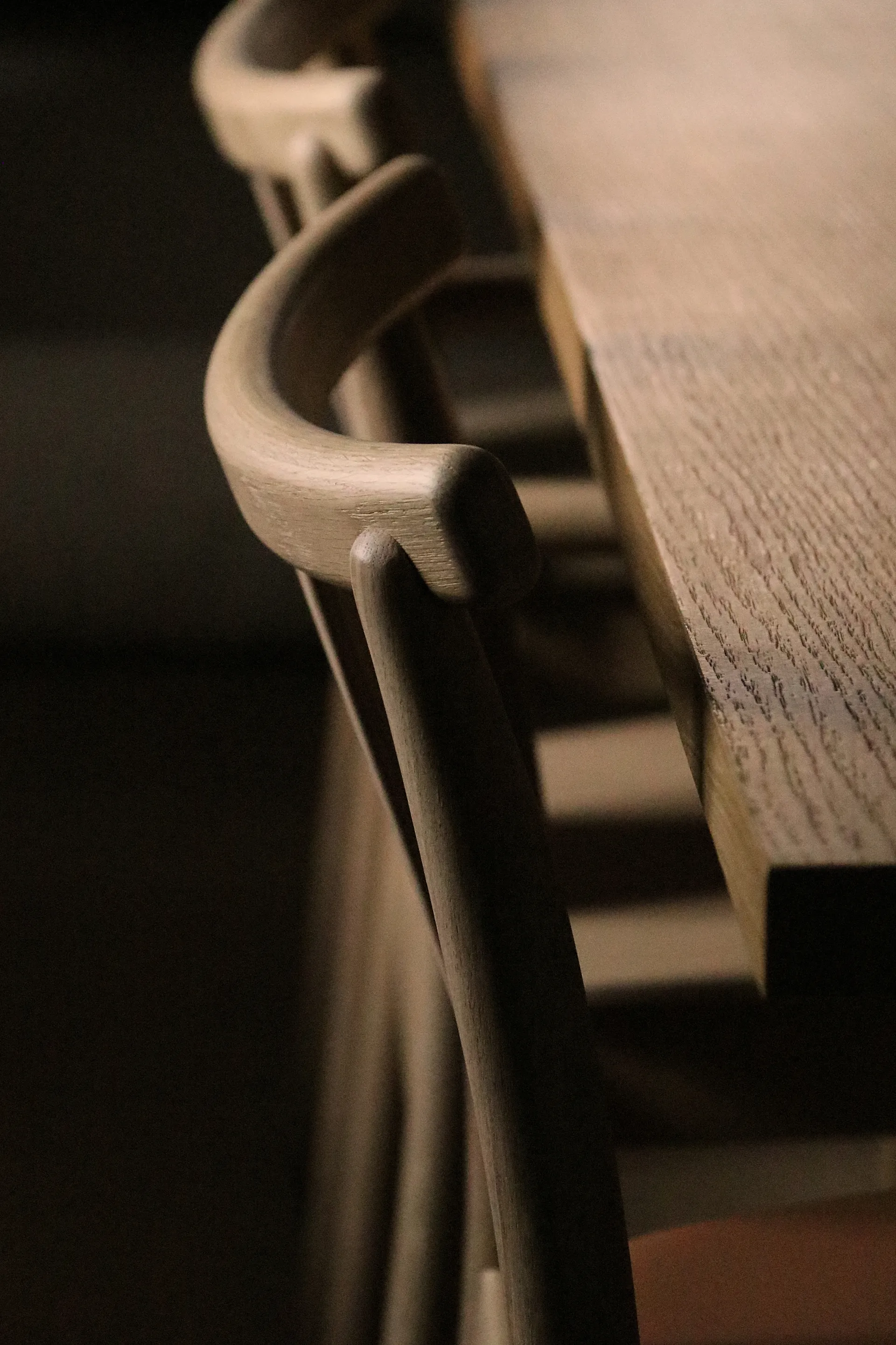 Sedia con cuscino Merkur, Rovere, Dakar 0250 cognac Audo Copenhagen