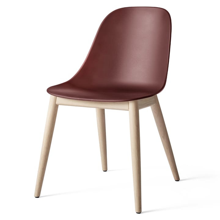 Sedia Harbour con gambe in rovere, Rosso bruciato Audo Copenhagen