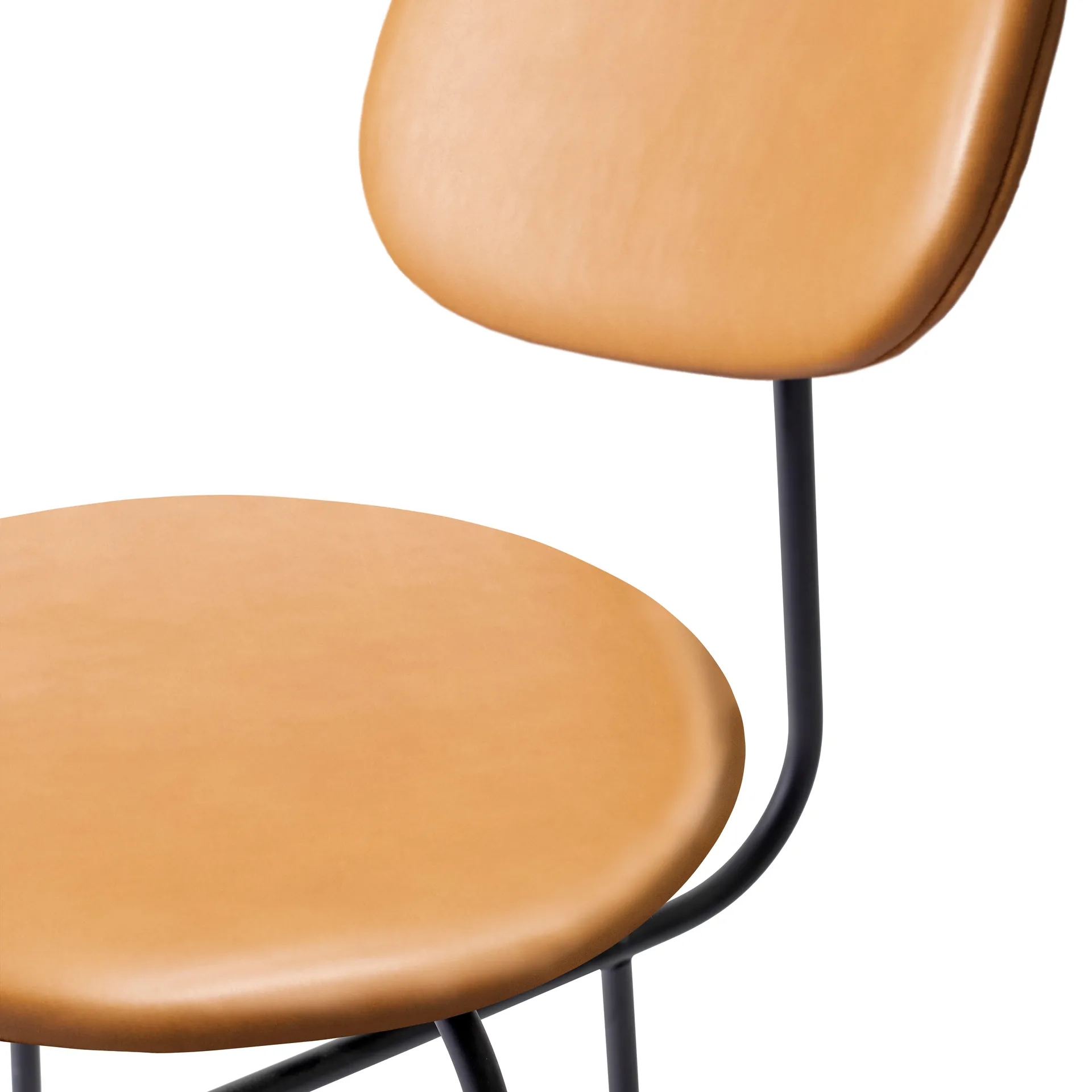 Sgabello da bar Afteroom Plus con rivestimento in pelle da 63,5 cm, Dakar 0250 Audo Copenhagen