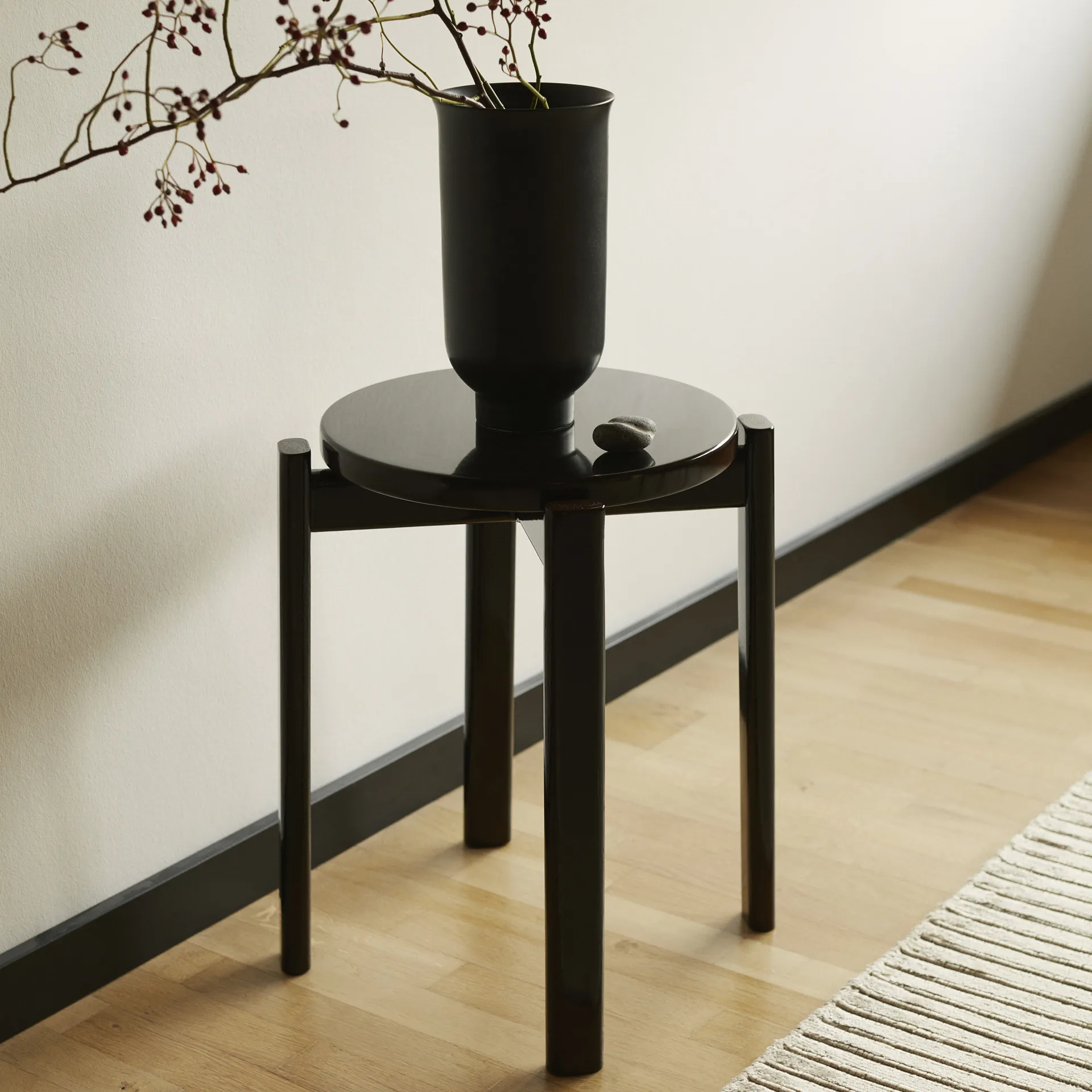 Sgabello Passage, Rovere laccato scuro Audo Copenhagen