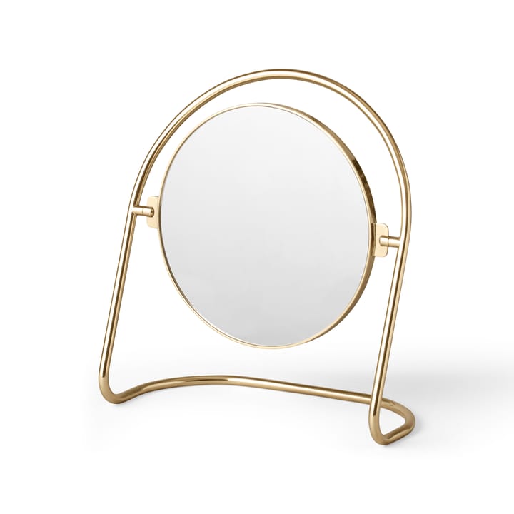 Specchio da tavolo Nimbus 25 cm - Ottone lucidato - Audo Copenhagen