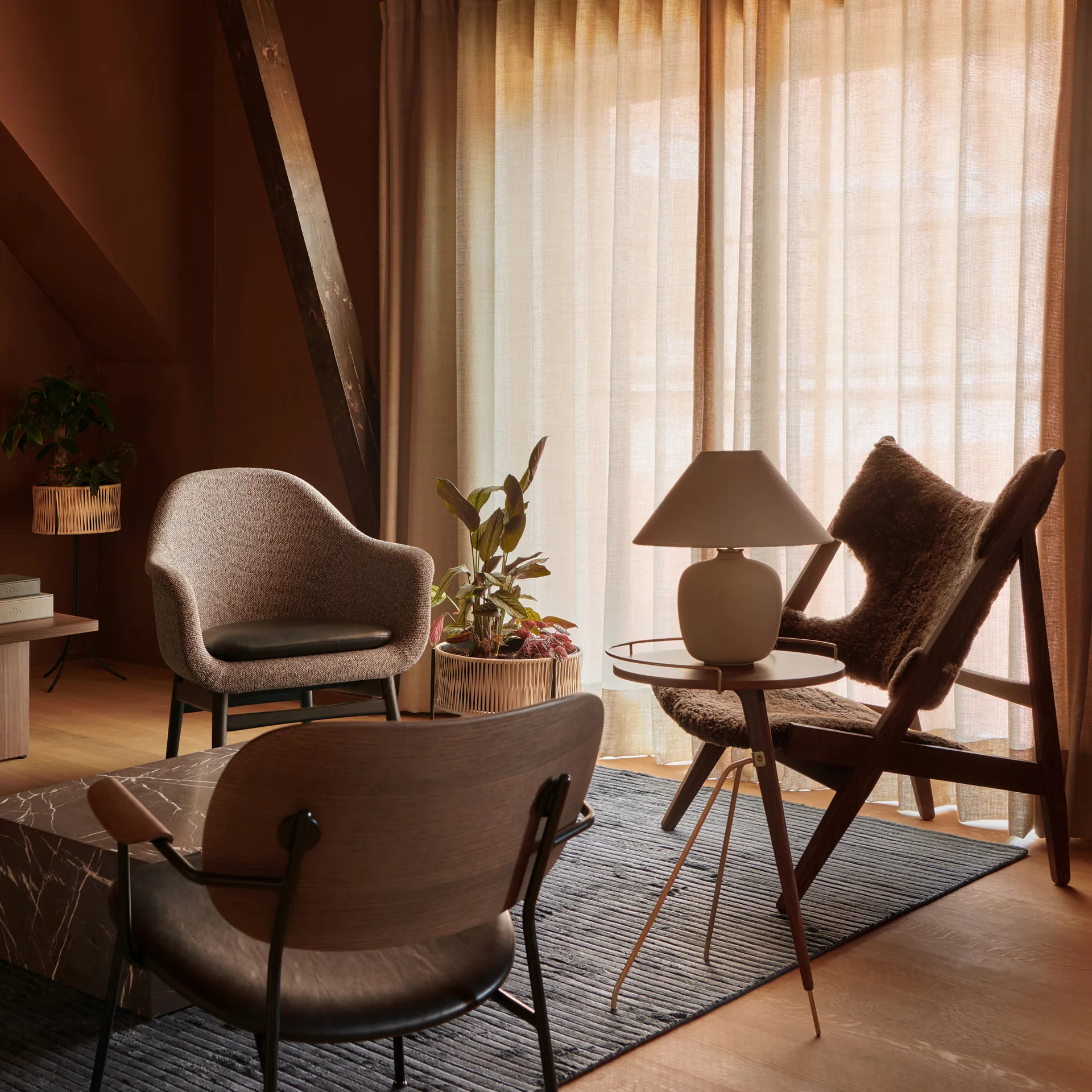 Tappeto Houkime 170x240 cm, Midnight Audo Copenhagen