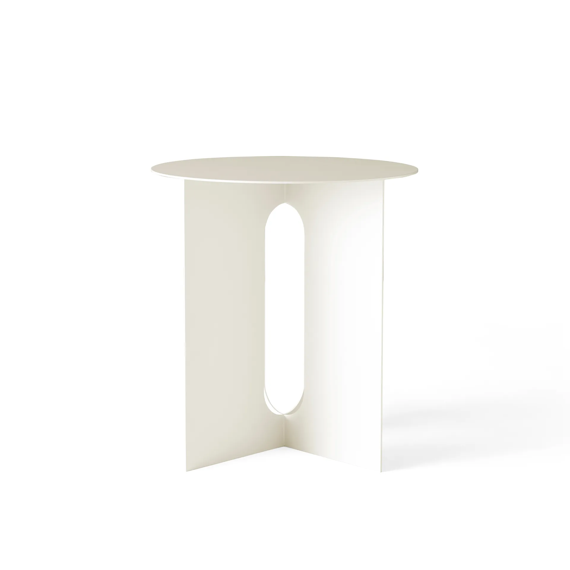 Tavolino Androgyne Ø40x43 cm, bianco avorio Audo Copenhagen
