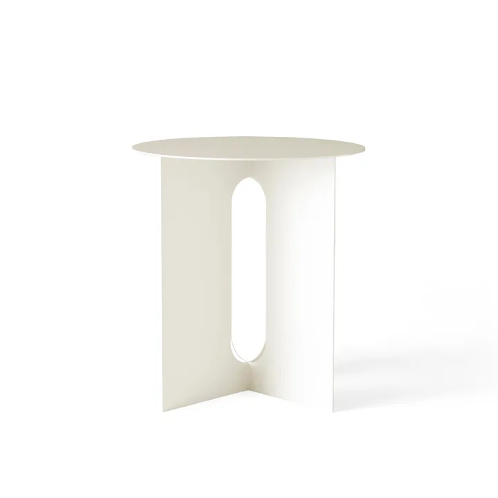 Tavolino Androgyne Ø40x43 cm - bianco avorio - Audo Copenhagen