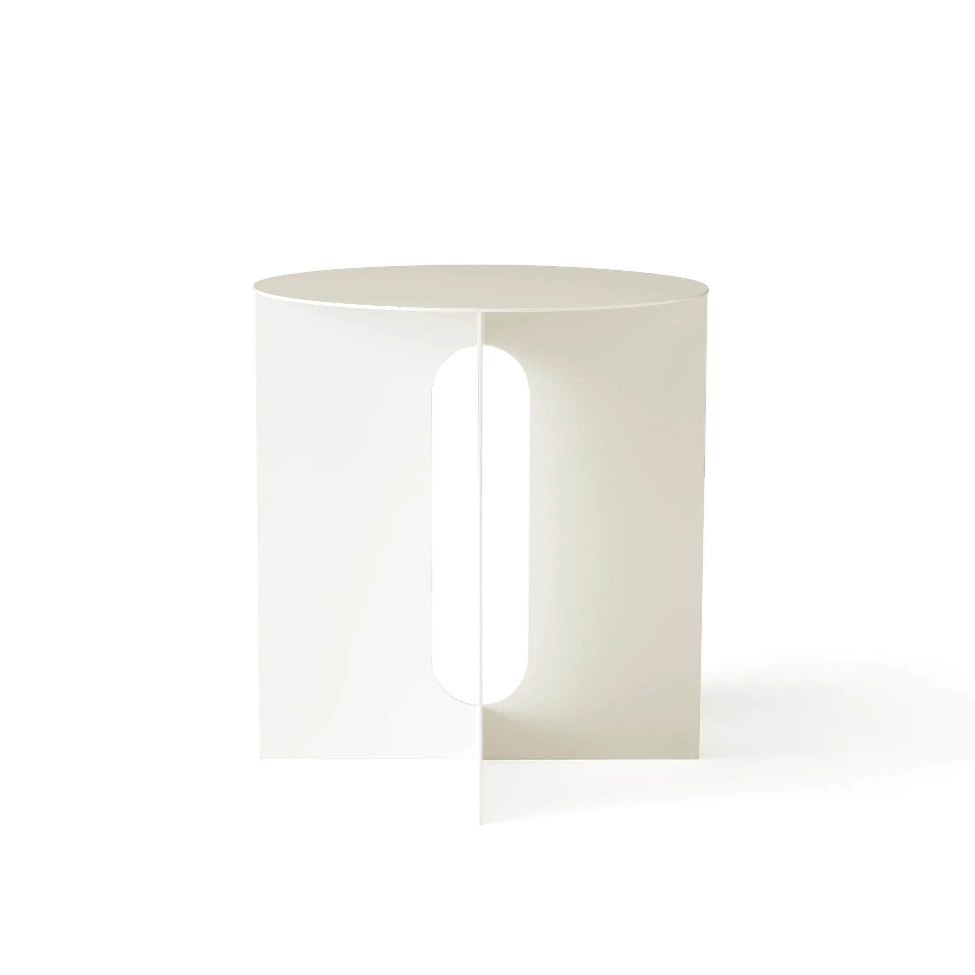 Tavolino Androgyne Ø40x43 cm, bianco avorio Audo Copenhagen