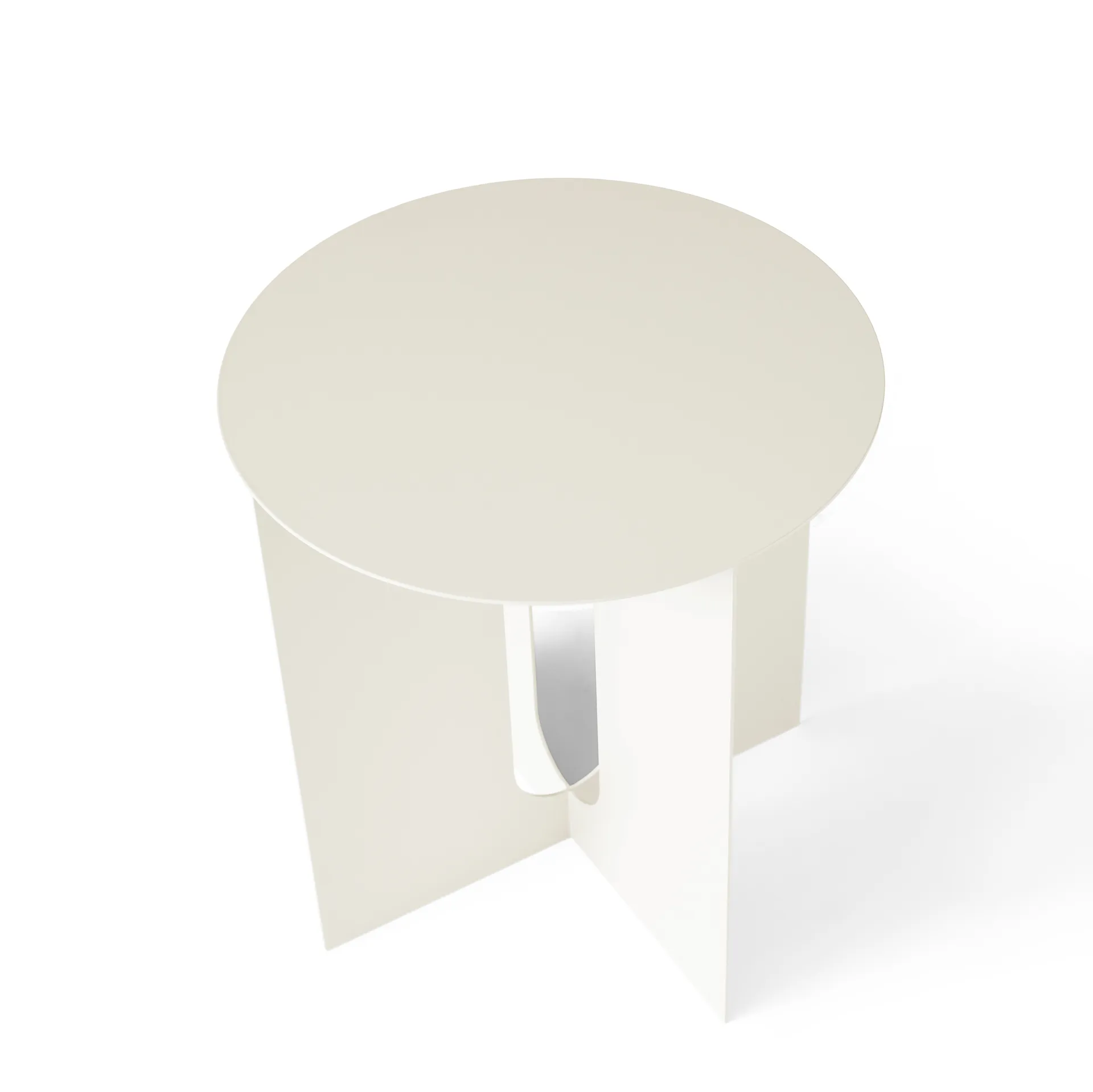 Tavolino Androgyne Ø40x43 cm, bianco avorio Audo Copenhagen