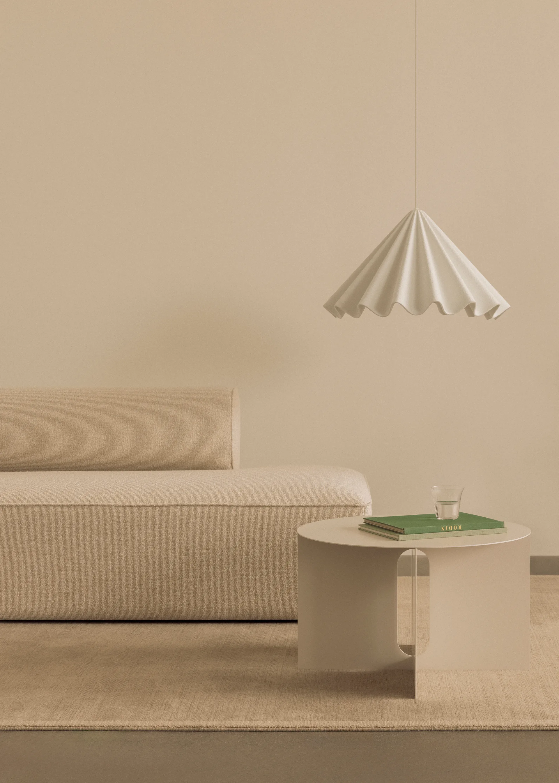 Tavolino Androgyne Ø63 cm, Ivory Audo Copenhagen