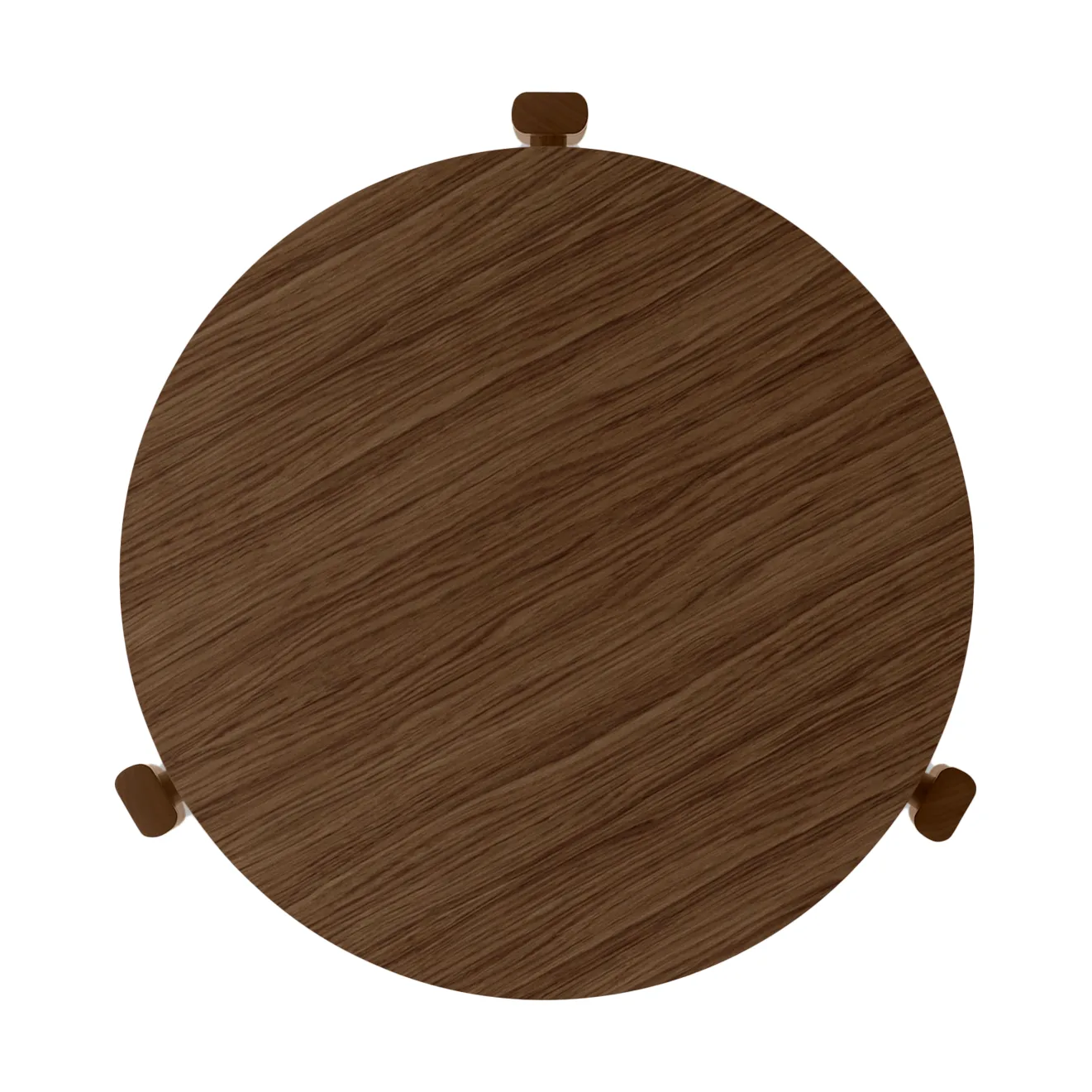 Tavolino Passage, Rovere tinto scuro, Ø50 cm Audo Copenhagen